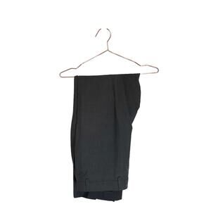 Lauren Ralph Lauren charcoal gray total comfort wool dress pant size 38 x 30